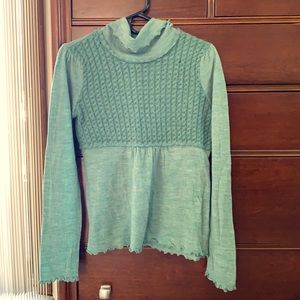 Anthropologie (Moth) green/blue sweater - L